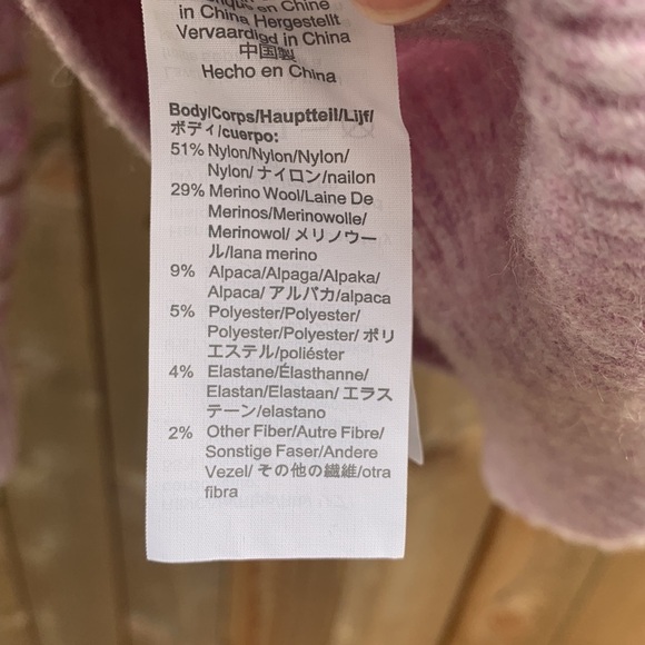 J. crew Sequin Striped Sweater in Supersoft Yarn in Lavender size M - Picture 7 of 12